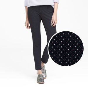 Banana Republic Sloan Skinny Fit Polka Dot Pants